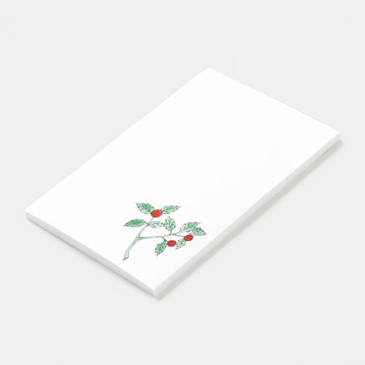 rode bessen plant post-it® notes (Schuin)