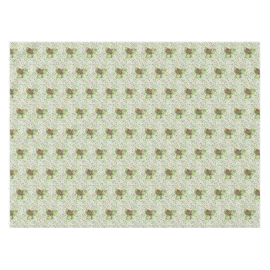 Rode bessen van bramen tafelkleed (Voorkant (Horizontaal))