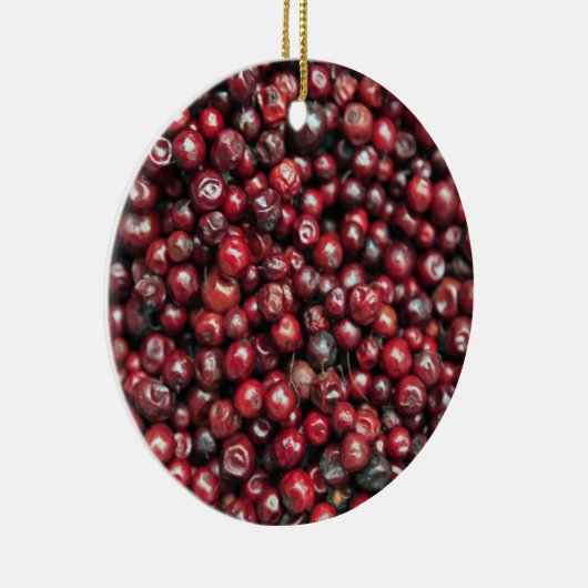 Rode bessen van de Himalaya Keramisch Ornament (Rechts)