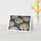 Rode Bessengebakjes Kaart (Gele Bloem)