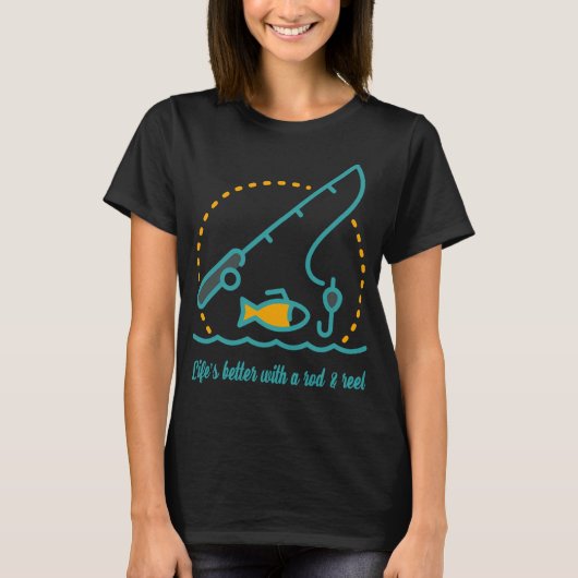Rode Betta Vis T-shirt (Voorkant)