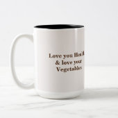 Rode bieten en vierkante boksen tweekleurige koffiemok (Links)