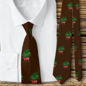 Rode Bieten Patroon Tuiniers Stropdas