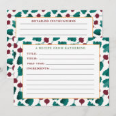 Rode bieten Rustiek Gedetailleerd recept Notitieka Notitiekaartje (Voorkant / Achterkant)