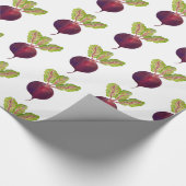 rode bieten Waterverf Cadeaupapier (Hoek)