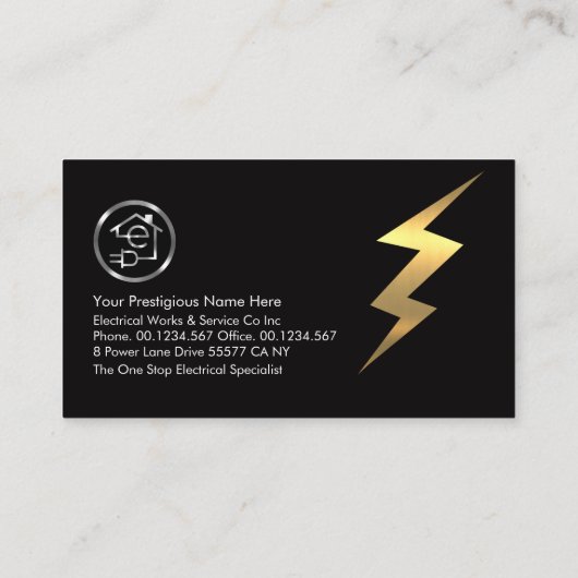 Rode Binaire Code Elektrische Bliksem Visitekaartje (Achterkant)