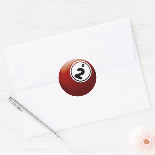 Rode BINGO Ball Stickers (Envelop)