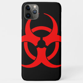 Rode Biohazard Symbool Hoesje