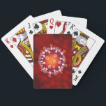 Rode Biologie Wetenschap Germ Canasta Schoppen Pokerkaarten<br><div class="desc">Rode Biologie Wetenschap Microscopische kiem Canasta Poker Schoppen Speelkaarten</div>