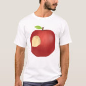 Rode bittenappel t-shirt (Voorkant)