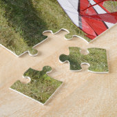 Rode Bivliegtuig Legpuzzel (Zijkant)