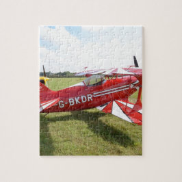 Rode Bivliegtuig Legpuzzel