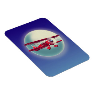  Rode Bivliegtuig Magneet