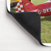 Rode Bivliegtuig Muismat (Hoek)