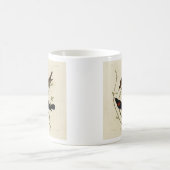 Rode Blackbird - Amerikaanse vogels van Audubon Koffiemok (Center)