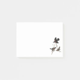 Rode Blackbird van Audubon Post-it® Notes