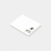 Rode Blackbird van Audubon Post-it® Notes (Schuin)