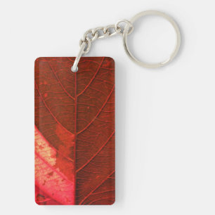 Rode Blad Sleutelhanger