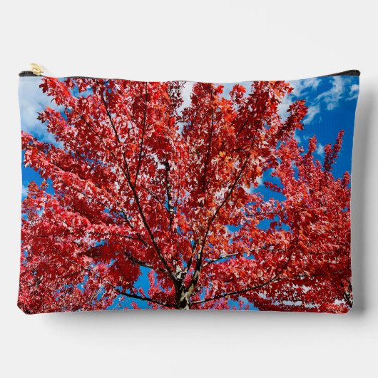 Rode bladboom in de Herfst Etui (Voorkant)