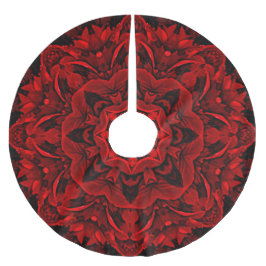 Rode bladeren boomrok kerstboom rok