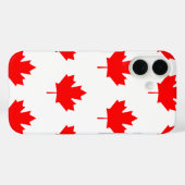 Rode bladeren Case-Mate iPhone case (Achterkant (horizontaal))