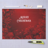 Rode bladeren Floral Holiday Tissue Paper Tissuepapier (Craft)