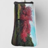 Rode bladeren golfheadcover (Draai 90)
