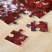 Rode bladeren Kleur wijzigen Legpuzzel (Zijkant)