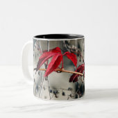 Rode bladeren Mok (Voorkant links)