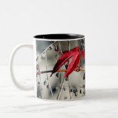 Rode bladeren Mok (Links)