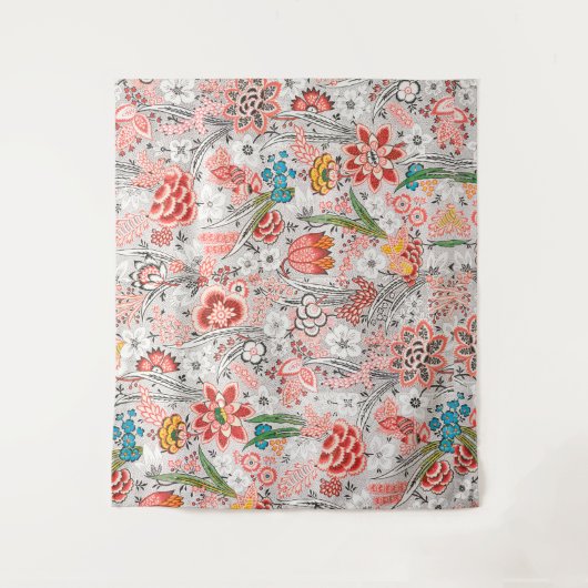 RODE BLAUW GEEL VLOEIENDE STROOMTULIPS, VERLIES PL WANDKLEED (Voorkant)