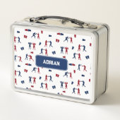 Rode & Blauwe Bokshandschoenen Boxer Patroon (Achterkant)