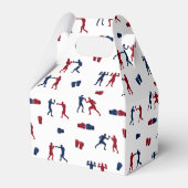 Rode & Blauwe Bokshandschoenen Boxer Patroon Bedankdoosjes (Achterkant)