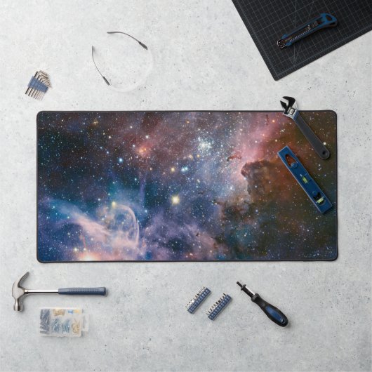 Rode & Blauwe Carina Nebula Hubble Telescoop Bureaumat (Werkstation)