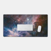 Rode & Blauwe Carina Nebula Hubble Telescoop Bureaumat (Keyboard & Muis)