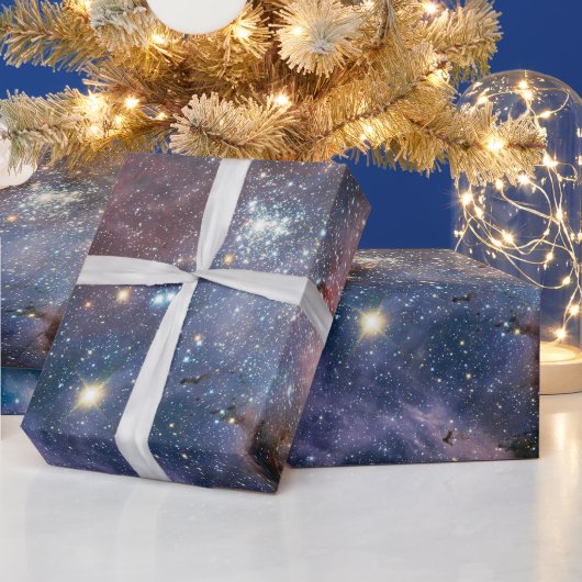 Rode & Blauwe Carina Nebula Hubble Telescoop Cadeaupapier (Feestdagen)