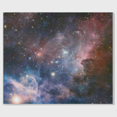 Rode & Blauwe Carina Nebula Hubble Telescoop Cadeaupapier (Vlak)