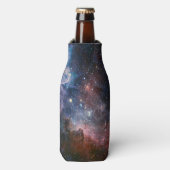 Rode & Blauwe Carina Nebula Hubble Telescoop Flesjeskoeler (Fles Voorkant)