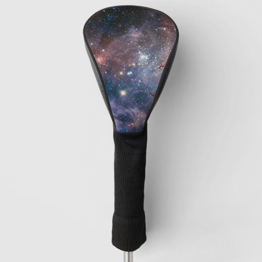 Rode & Blauwe Carina Nebula Hubble Telescoop Golfheadcover (Voorkant)