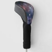 Rode & Blauwe Carina Nebula Hubble Telescoop Golfheadcover (Schuin)