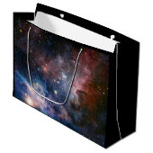 Rode & Blauwe Carina Nebula Hubble Telescoop Groot Cadeauzakje (Voorkant Gekanteld)