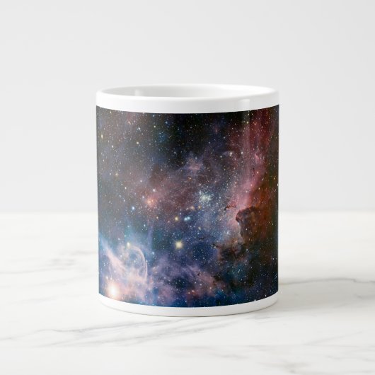 Rode & Blauwe Carina Nebula Hubble Telescoop Grote Koffiekop (Voorkant)