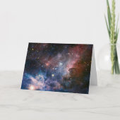 Rode & Blauwe Carina Nebula Hubble Telescoop Kaart (Voorkant)