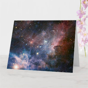 Rode & Blauwe Carina Nebula Hubble Telescoop Kaart