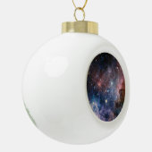 Rode & Blauwe Carina Nebula Hubble Telescoop Keramische Bal Ornament (Links)
