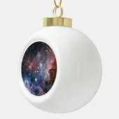 Rode & Blauwe Carina Nebula Hubble Telescoop Keramische Bal Ornament (Rechts)