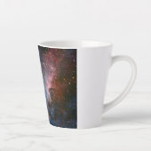 Rode & Blauwe Carina Nebula Hubble Telescoop Latte Mok (Rechts)