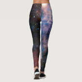 Rode & Blauwe Carina Nebula Hubble Telescoop Leggings (Achterkant)