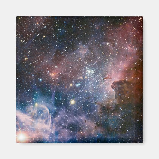 Rode & Blauwe Carina Nebula Hubble Telescoop Magneet (Voorkant)