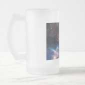 Rode & Blauwe Carina Nebula Hubble Telescoop Matglas Bierpul (Links)